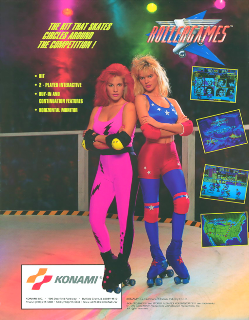 Rollergames (US) Game Cover